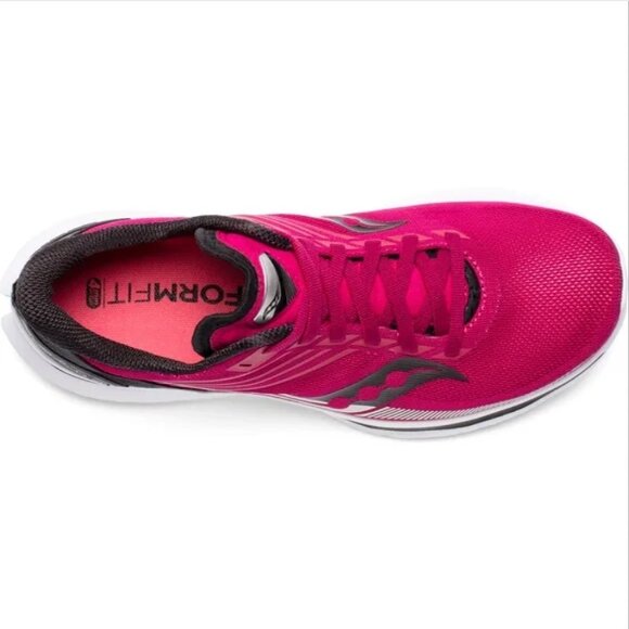 SAUCONY Kinvara 12 Women's Size 11 Running Shoes Cherry/Silver/Black S10619-55 - Picture 6 of 6